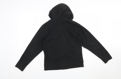 The North Face Boys Black Full Zip Hoodie Size 10-12 Years Fleece