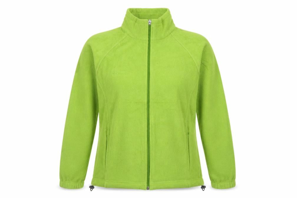 Columbia Women's Green Fleece Full Zip Jacket Size L Outdoor