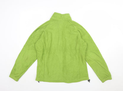 Columbia Women's Green Fleece Full Zip Jacket Size L Outdoor