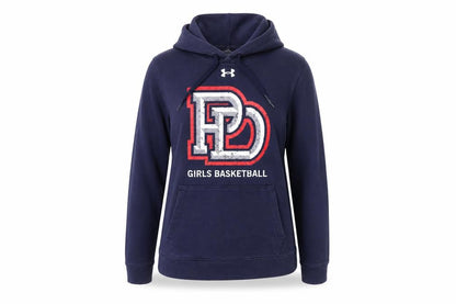 Under Armour Women's Navy Girls Basketball Hoodie Size M ColdGear