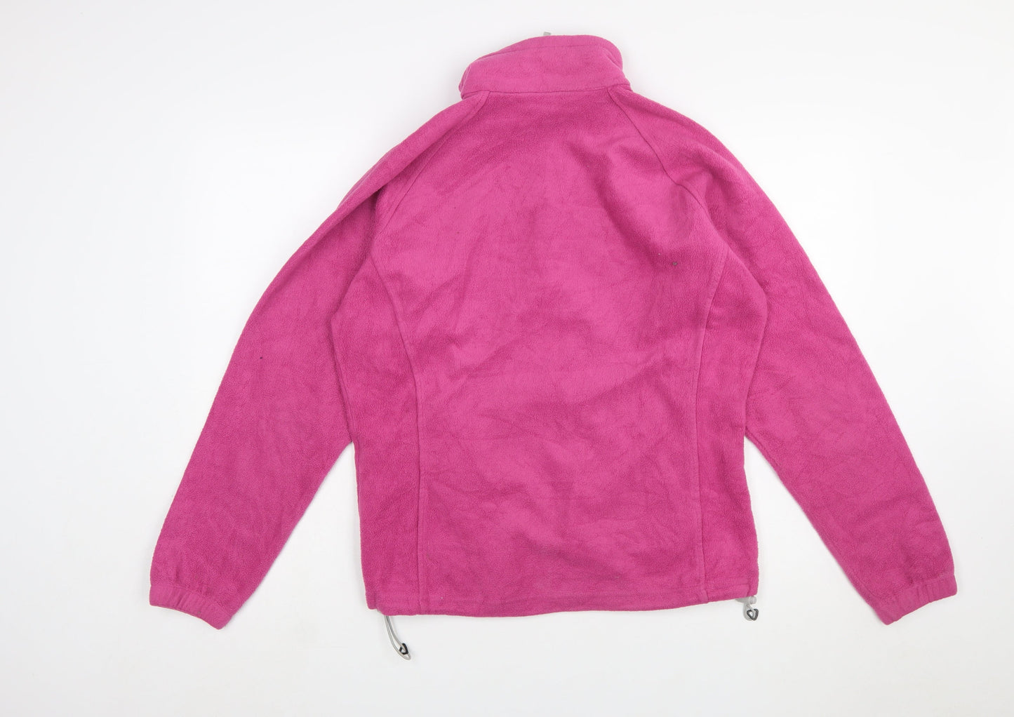 Columbia Women's Pink Fleece Full Zip Jacket Size L