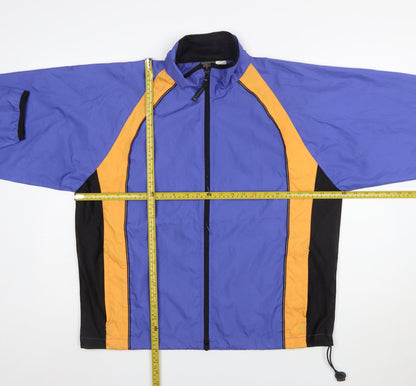 ProSpirit Women's Blue Colourblock Windbreaker Jacket L