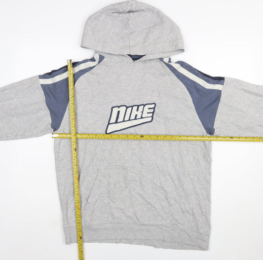 Nike Womens Grey XL Pullover Hoodie Fleece Sportswear Sweatshirt