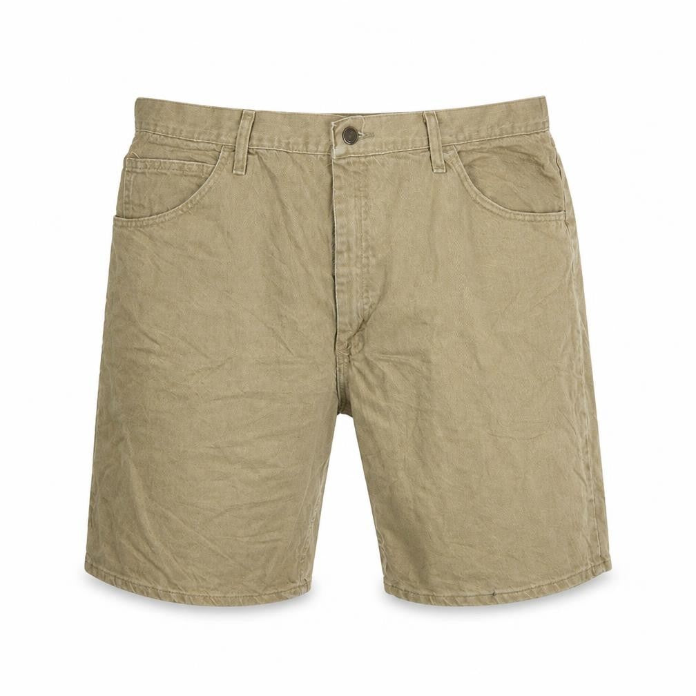 Wrangler Men's Beige Chino Shorts Size 40 Relaxed Fit Denim Cotton