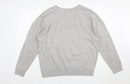 Tommy Hilfiger Denim Women's Grey Pullover Sweatshirt Size S
