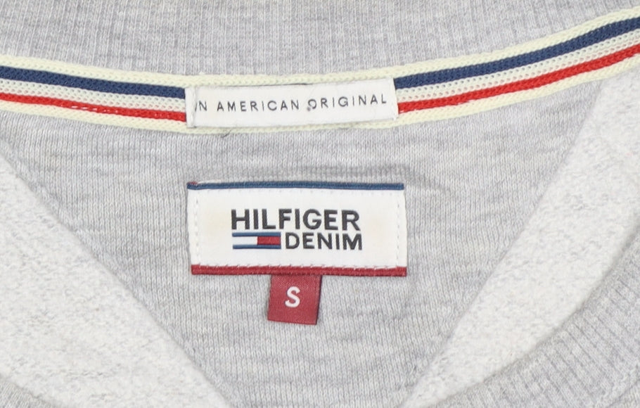 Tommy Hilfiger Denim Women's Grey Pullover Sweatshirt Size S