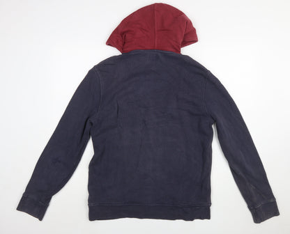 Levi's Men's Blue Pullover Hoodie M Logo Fleece Sweatshirt