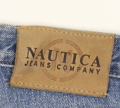 Nautica Mens Blue Straight Leg Denim Jeans 36x30 Regular Fit