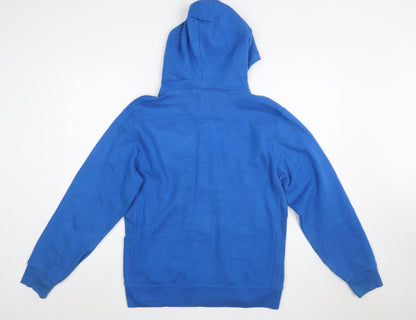 Gap Men's Blue Full Zip Hoodie Size M Cotton Blend