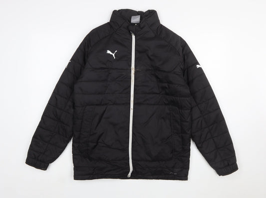 Puma Boys Black Full Zip Sweatshirt Hoodie Size 12 Years
