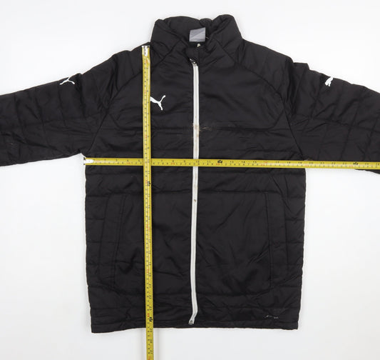 Puma Boys Black Full Zip Sweatshirt Hoodie Size 12 Years