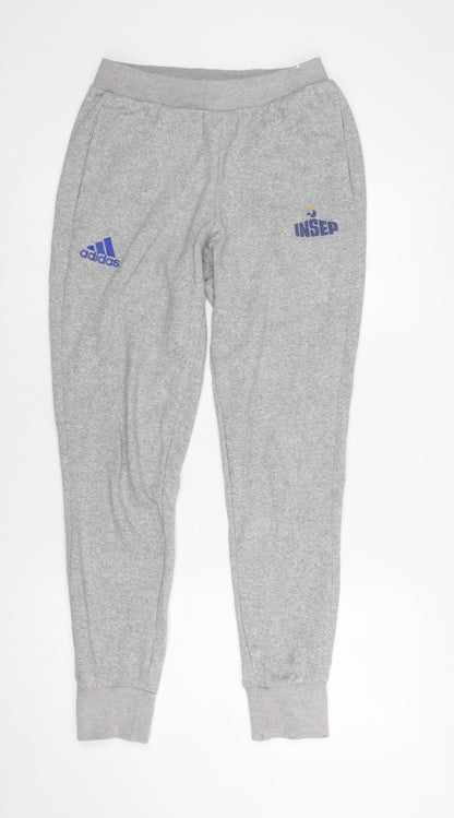 Adidas Men's Grey Jogger Sweatpants Small Size 30 Regular Fit