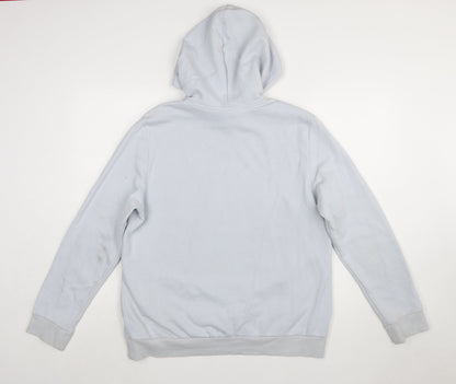 Adidas Women’s Grey Hoodie XL Pullover Logo Casual Cotton Blend