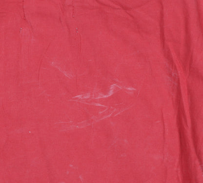 Urban Outfitters Women’s Red Hooded Cotton Anorak Jacket Size S