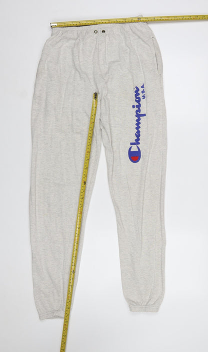 Champion USA Men's Grey Small Sweatpants Retro Joggers