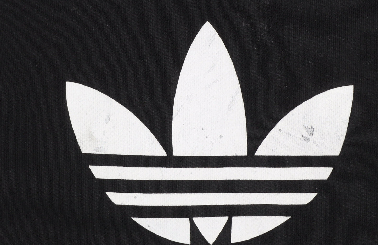 Adidas Men's Black Small Pullover Crew Neck Logo Sweatshirt