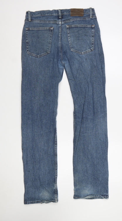 Wrangler Men’s Blue Regular Fit Straight Denim Jeans 32x32