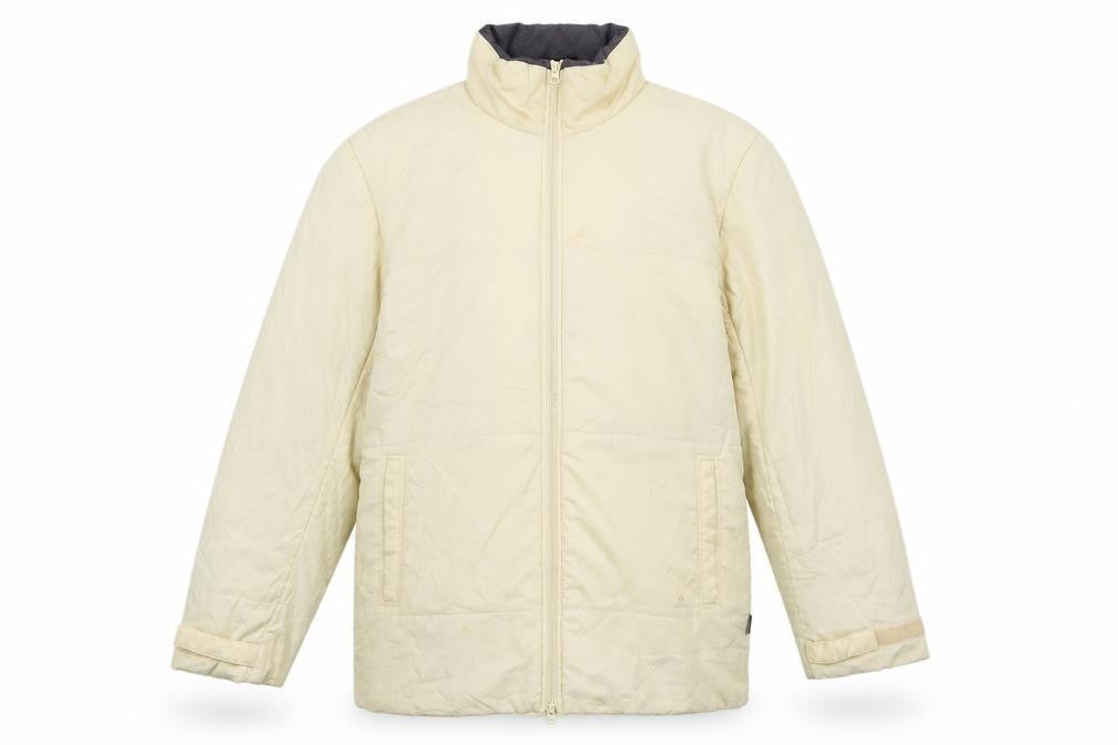 Adidas Men's Beige Lightweight Full Zip Jacket Size S