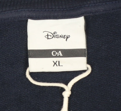 Disney C&A Women Blue XL Pullover Minnie Mouse Sweatshirt