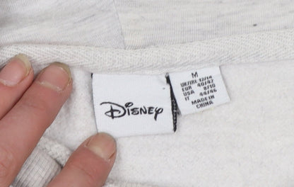 Disney Women's Grey Mickey Mouse Pullover Hoodie Size M