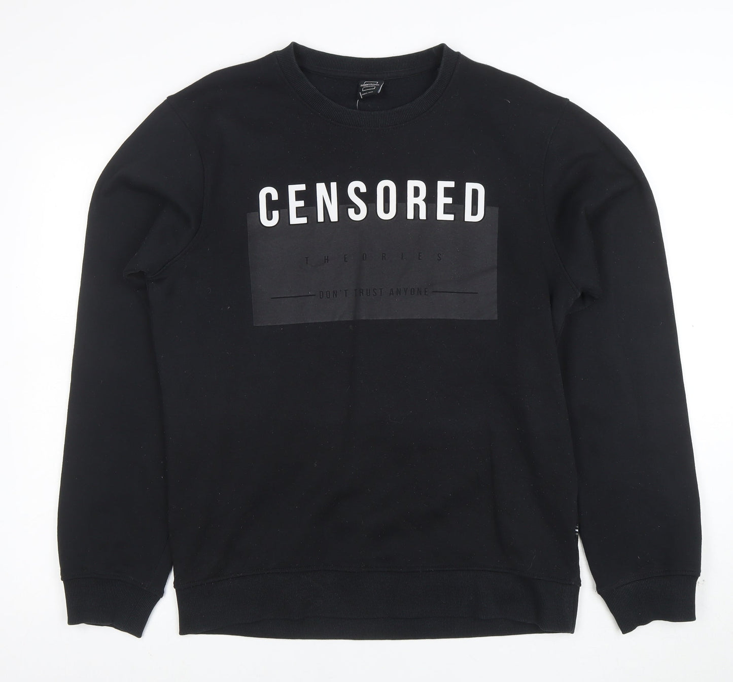 Sonny Bono Men’s Black Graphic Pullover Sweatshirt L