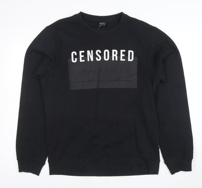 Sonny Bono Men’s Black Graphic Pullover Sweatshirt L