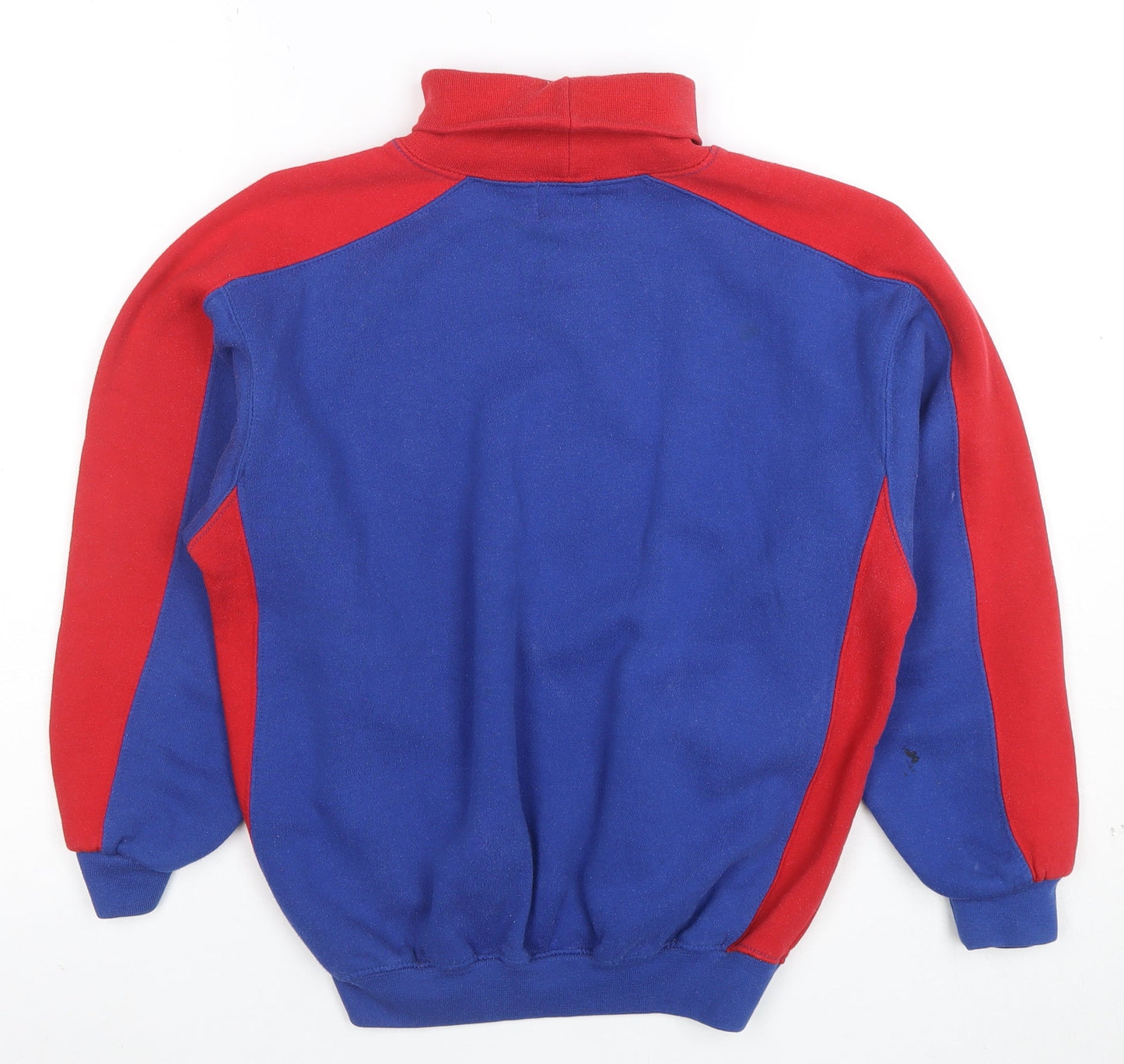 GAP Boys Red Blue XL Pullover Sweatshirt with Embroidered Ski Logo