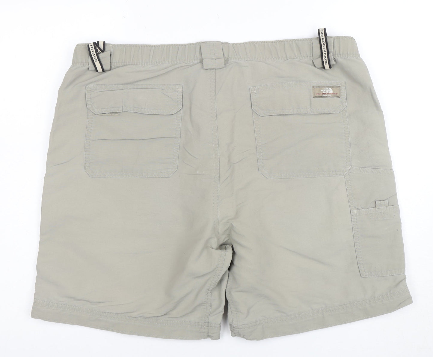 The North Face Men's Beige Cargo Shorts L Outdoor Nylon Quick Dry