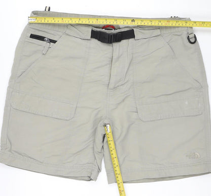The North Face Men's Beige Cargo Shorts L Outdoor Nylon Quick Dry