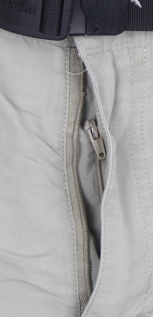 The North Face Men's Beige Cargo Shorts L Outdoor Nylon Quick Dry