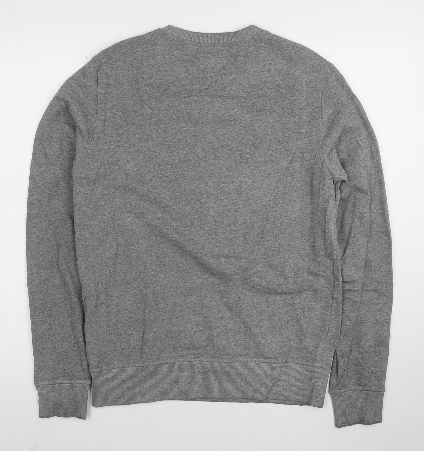 Calvin Klein Jeans Men’s Grey Logo Pullover Sweatshirt Size S