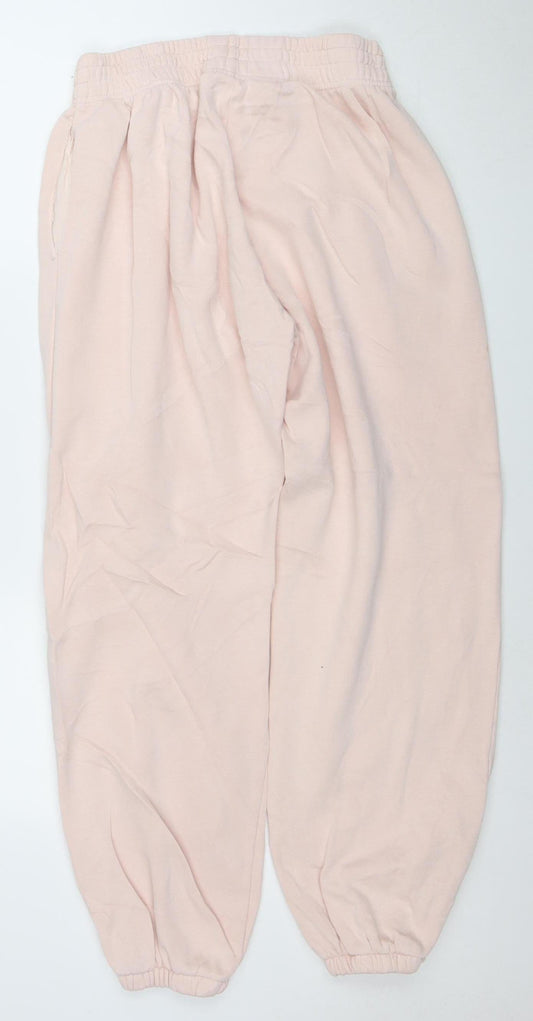 Nike Womens Pink Jogger Sweatpants Size M Cotton Blend