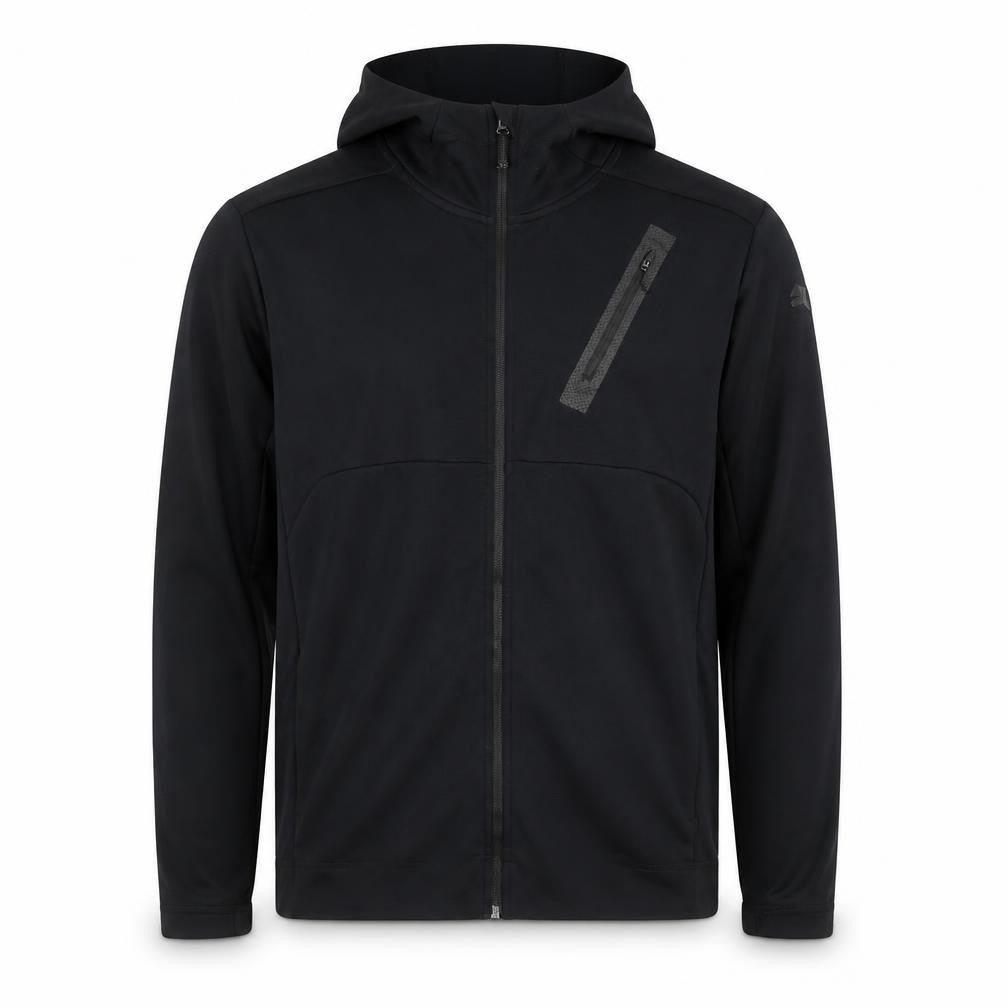 Puma Men’s Black Full Zip Hoodie Size M Regular Fleece Sweatshirt