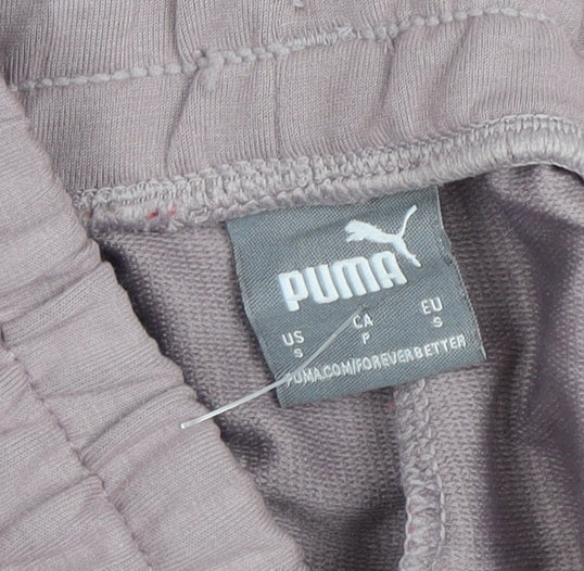 PUMA Women’s Purple Jogger Trousers Size S Lightweight Activewear