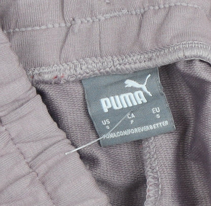 PUMA Women’s Purple Jogger Trousers Size S Lightweight Activewear