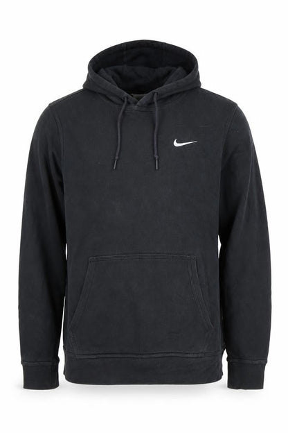 Nike Men Black Small Pullover Hoodie Sports Logo Jersey