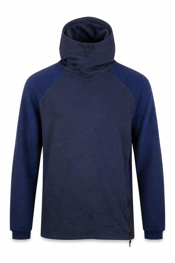 Nike Men's Blue Pullover Hoodie Size S Long Sleeve Athletic Fit