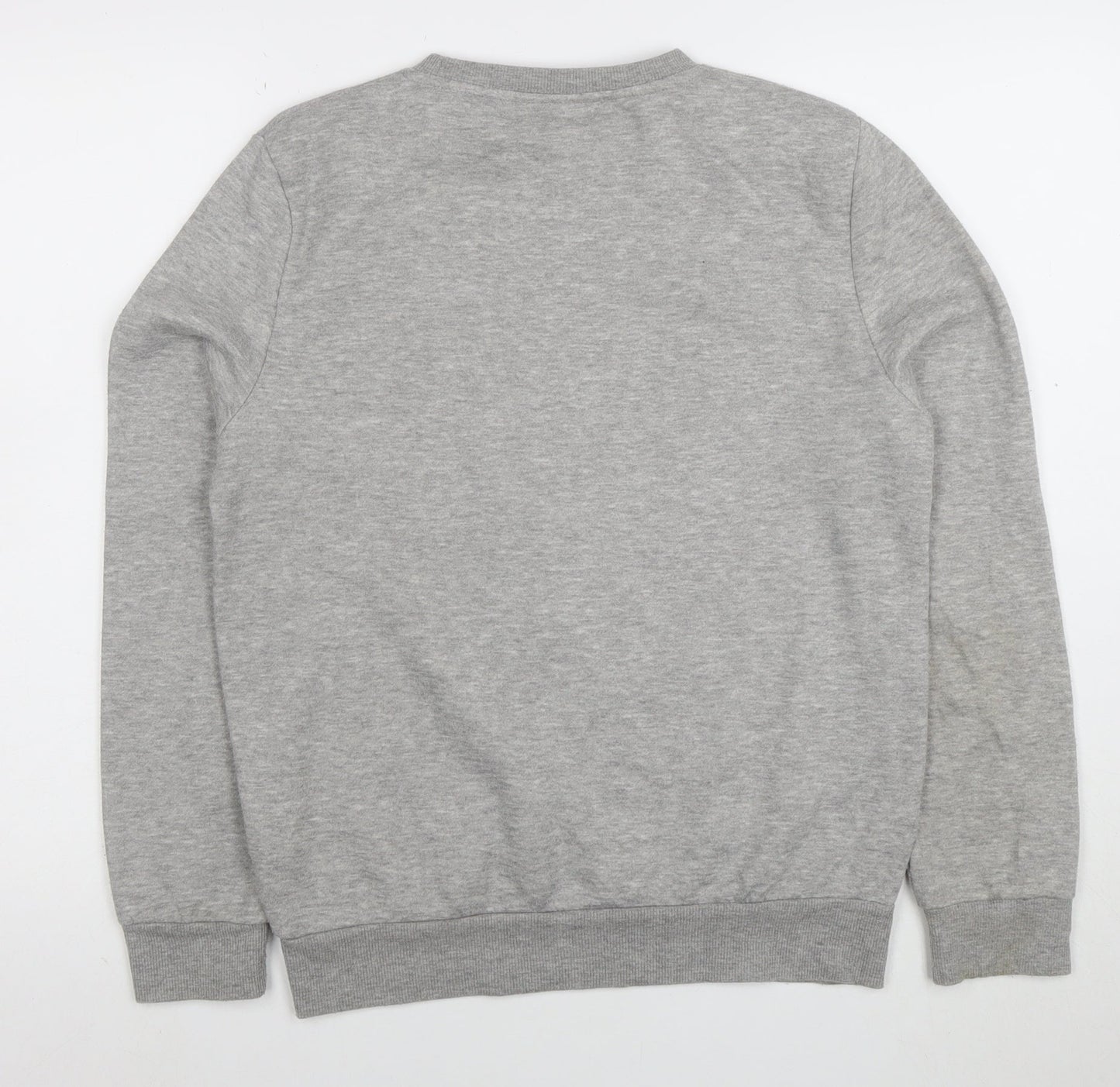 Disney Women Grey Mickey Mouse Sequin Sweatshirt Size S