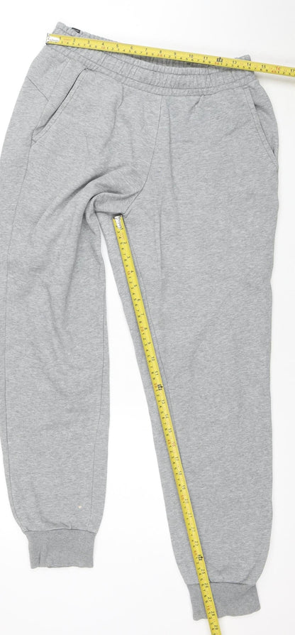 Puma Men's Grey Jogger Sweatpants M Regular Fit Activewear