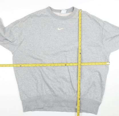 Nike Women’s Grey Crew Neck Pullover Sweatshirt Size L