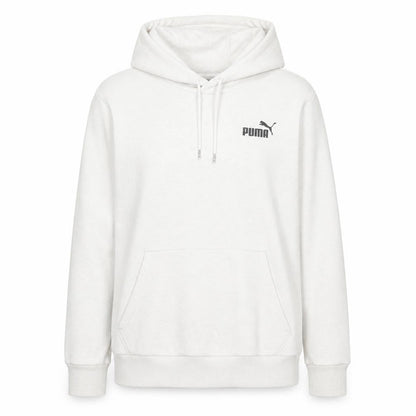 Puma Women White Pullover Hoodie L Cotton Blend Casual