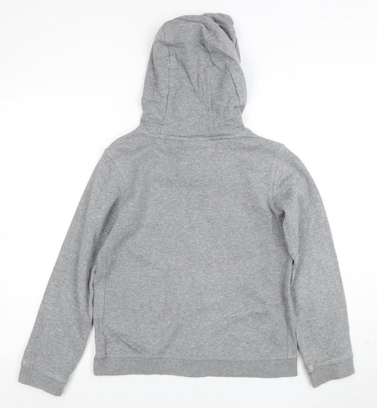 Nike Boys Grey Pullover Hoodie M 137-147cm Cotton Blend Fleece