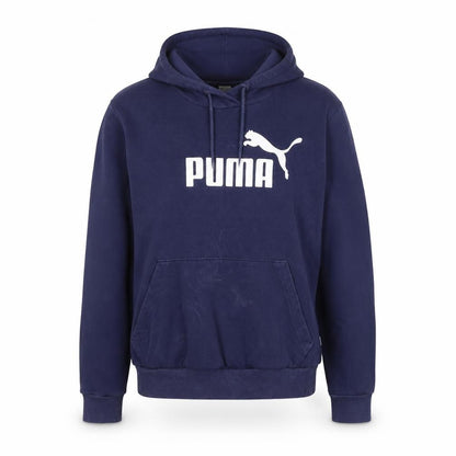 Puma Women's Navy Blue Pullover Hoodie Size M Logo Design