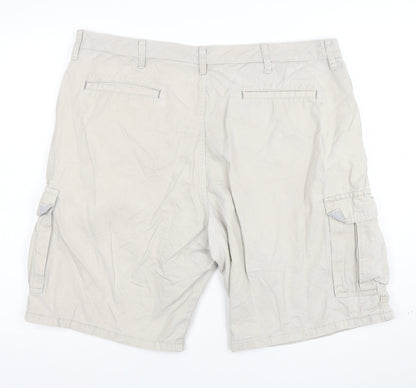 Wrangler Men's Beige Cargo Shorts Size 40 Regular Cotton