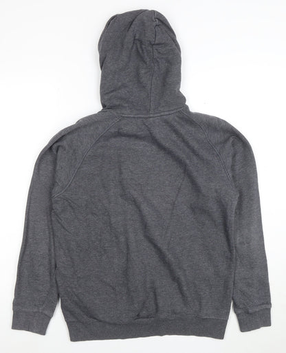 Adidas Boys Grey Pullover Hoodie 13-14 Years Performance Essentials
