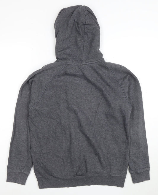 Adidas Boys Grey Pullover Hoodie 13-14 Years Performance Essentials