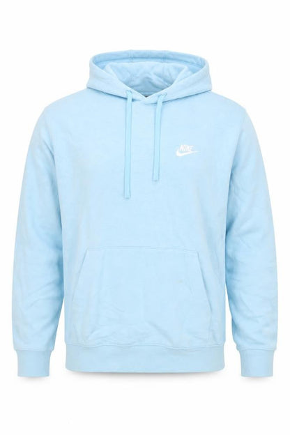 Nike Men's Blue Pullover Hoodie Medium Fleece Sweatshirt