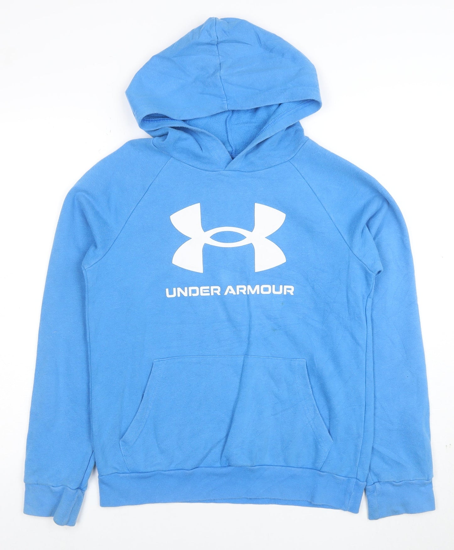 Under Armour Mens Blue Pullover Hoodie L Sports Fleece