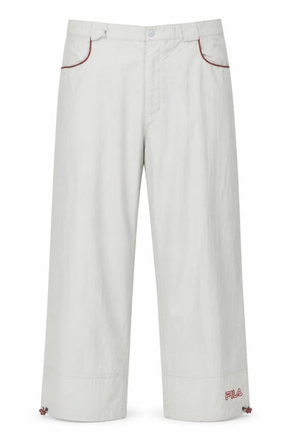 Fila Men Grey XL Lightweight Nylon Casual Trousers