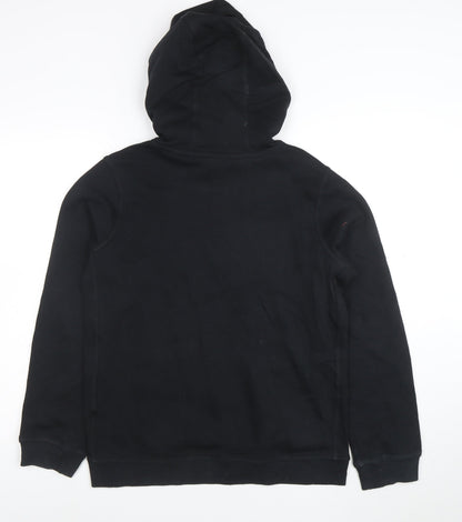 Nike Boys Black XL Pullover Hoodie Sweatshirt 158-170cm Cotton Blend